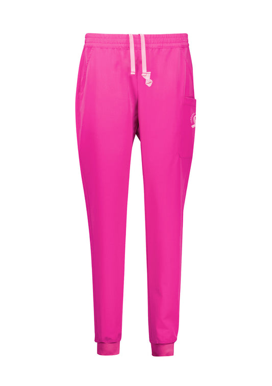 Womens Pink Jogger Scrub Pant - Pink 3XL