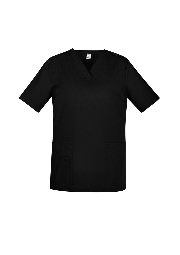 Womens Tokyo Scrub Top - Black 5XL