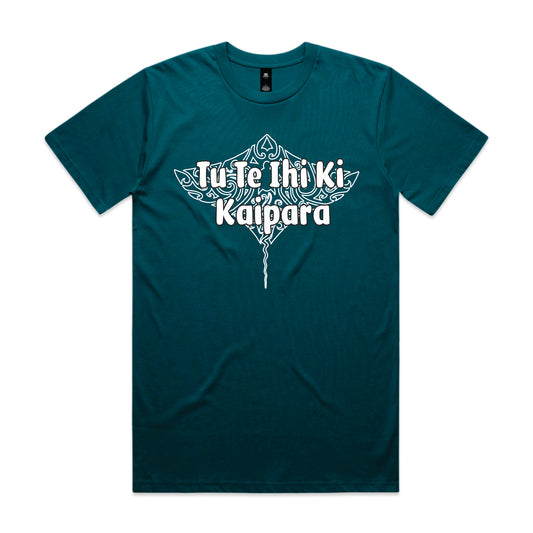 Adults Tees - Tu Te Ihi Ki Kaipara - Atlantic Green