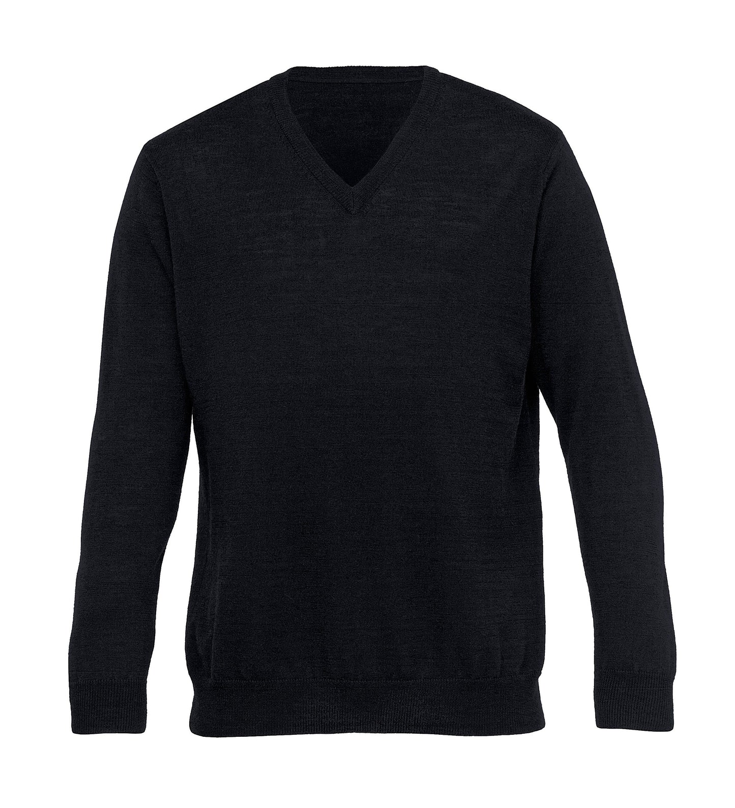 Merino Detailed Vee Pullover - Mens