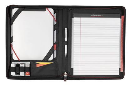 Elleven Large Zippered Padfolio