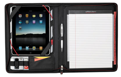 Elleven Large Zippered Padfolio