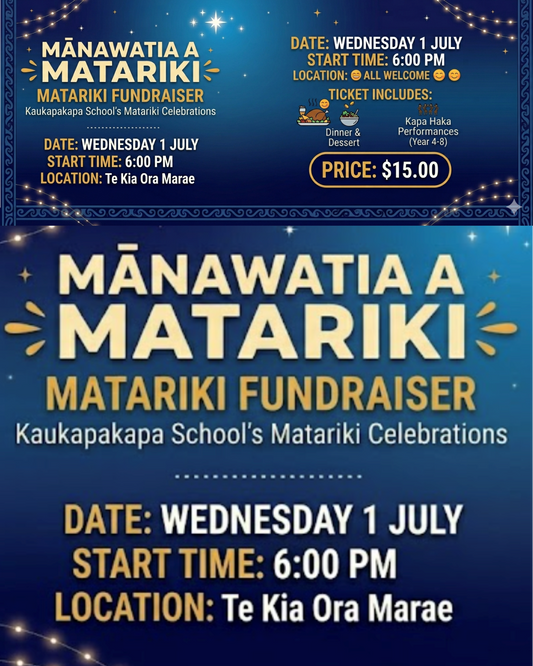 Mānawatia a Matariki Fundraiser Tickets