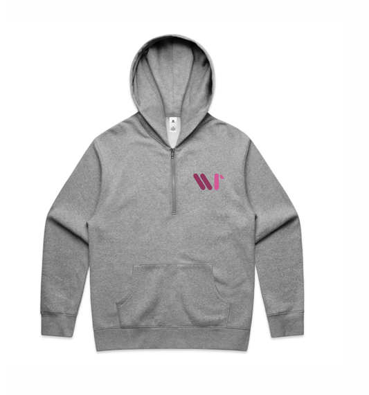 Unisex Relax Half Zip Hood – The Flashing