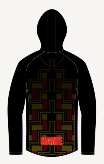 Adults Hoodie Hybrid Half Zip  ** Preorder - 4 week delivery**