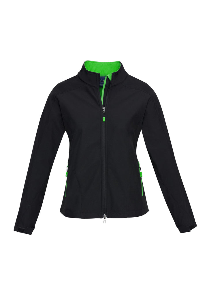 Womens Geneva Jacket - Black/Red 2XL