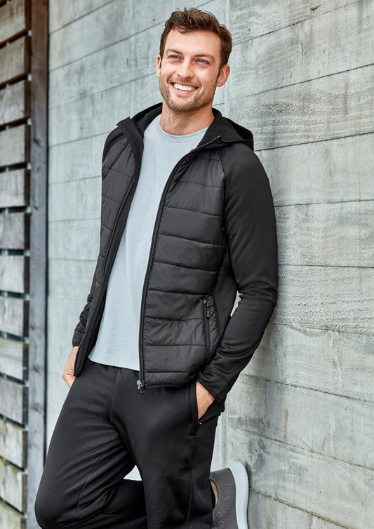 Mens Stealth Jacket - Black/Red 5XL