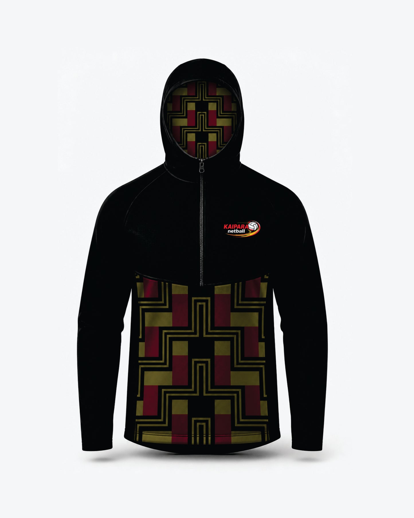 Adults Hoodie Hybrid Half Zip  ** Preorder - 4 week delivery**