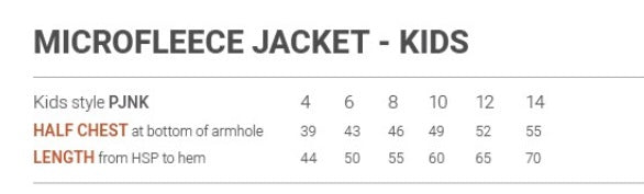 Helensville Primary School Youth Full Zip Fleece - H.P.S.