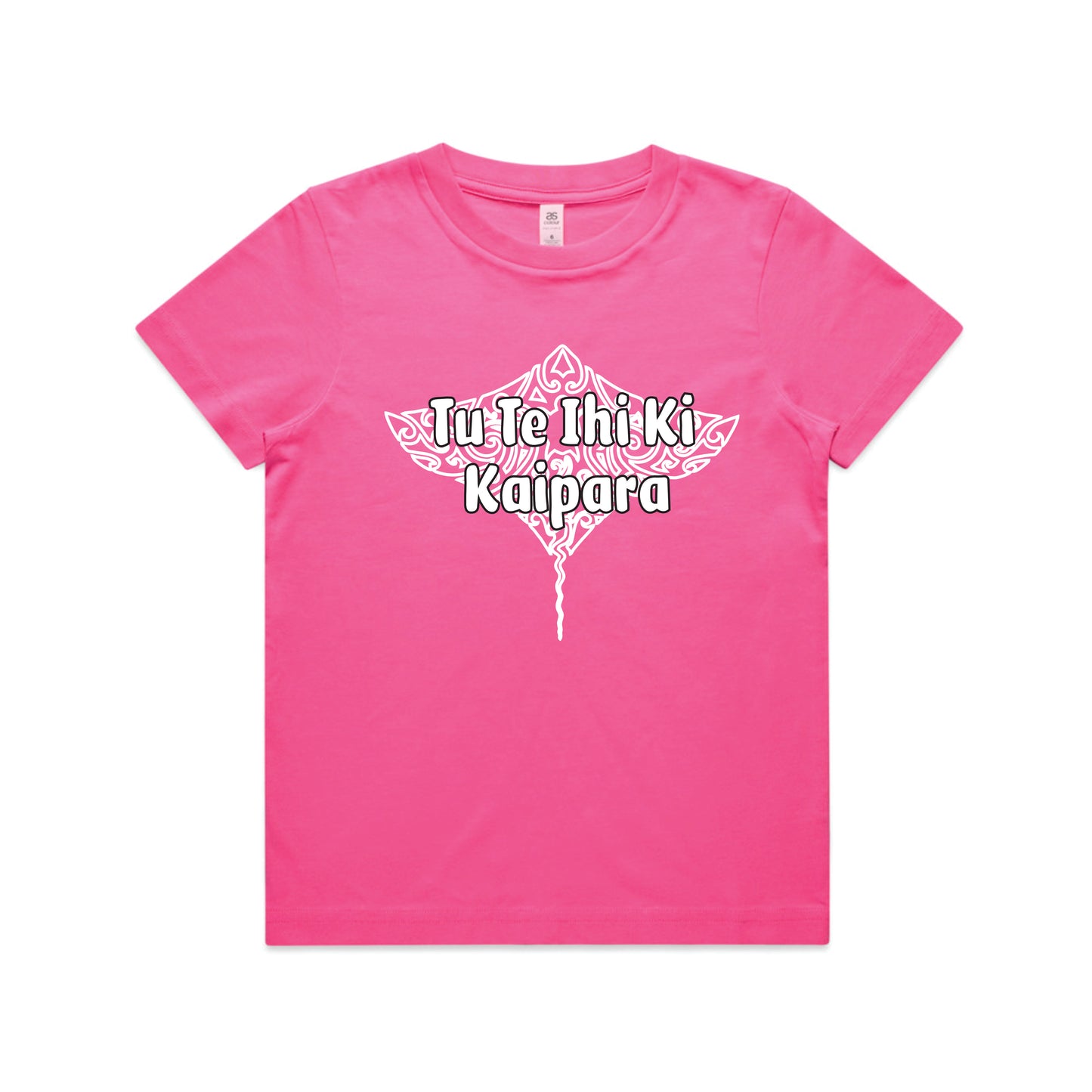 Kids Tees - Tu Te Ihi Ki Kaipara - Pink