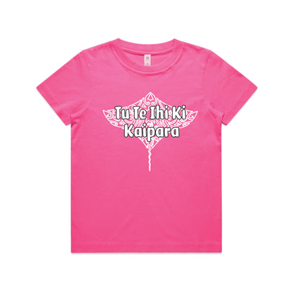 Kids Tees - Tu Te Ihi Ki Kaipara - Pink