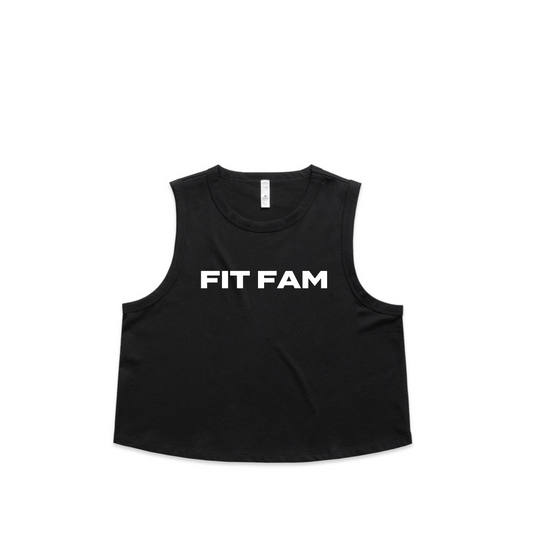 Women's Martina Crop Tank - Butterfly Effect