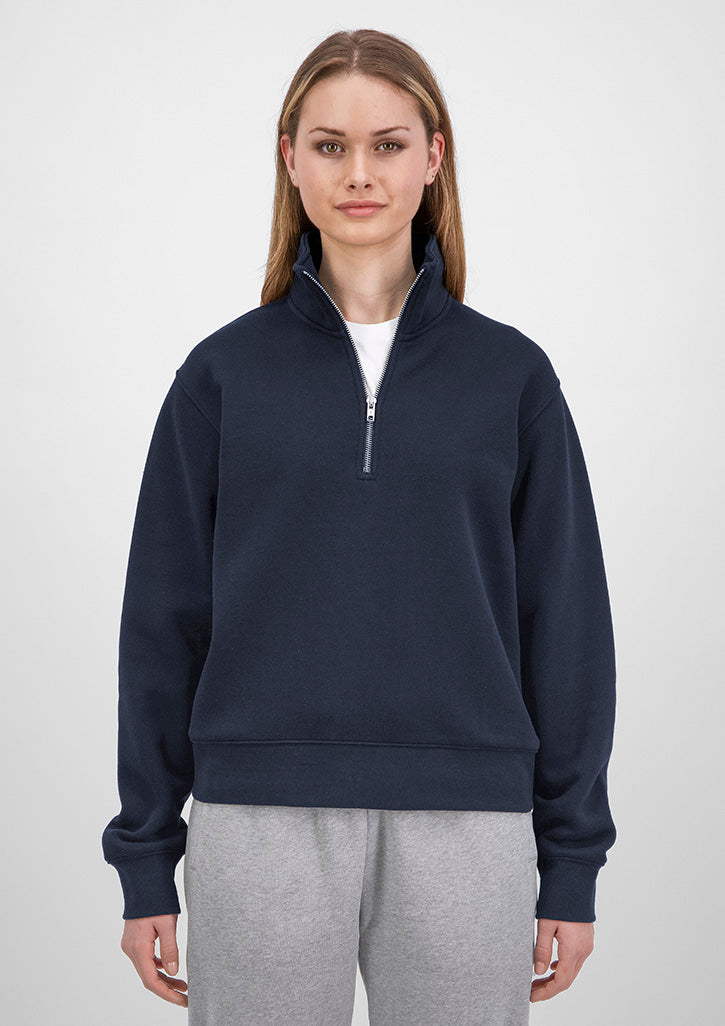 Womens Everyday 1/4 Zip - Grey Marle 2XL