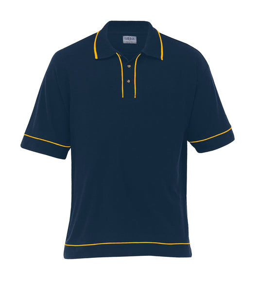 Retro Waffle Polo - Mens