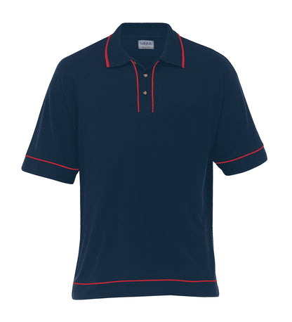 Retro Waffle Polo - Mens