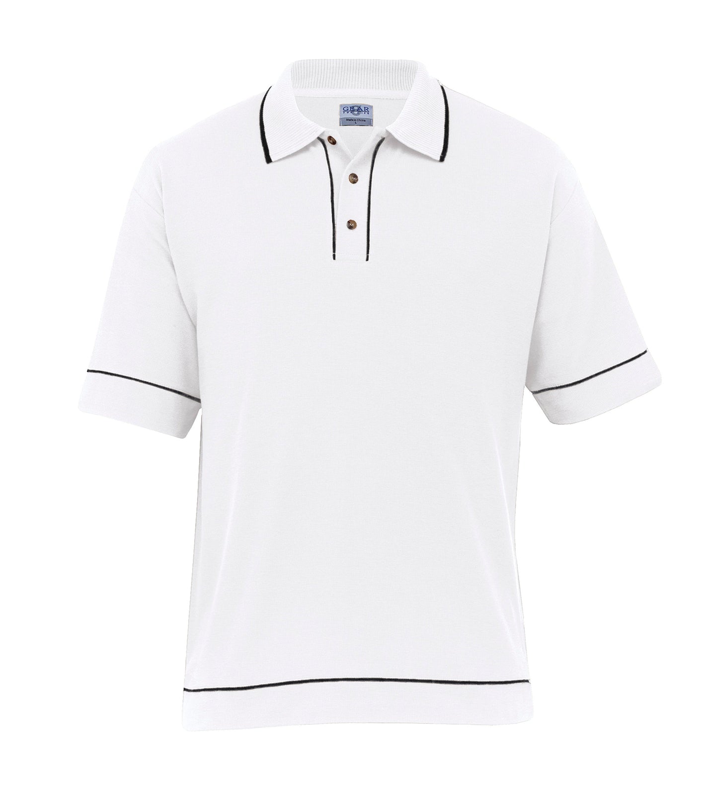 Retro Waffle Polo - Mens
