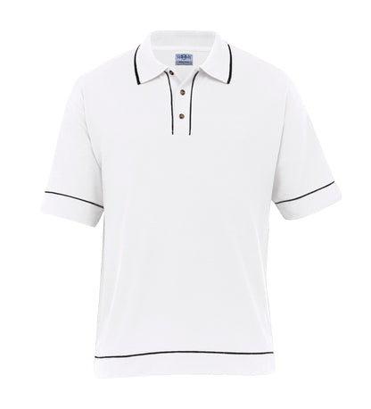 Retro Waffle Polo - Mens