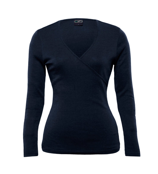 Merino Crossover Top - Womens