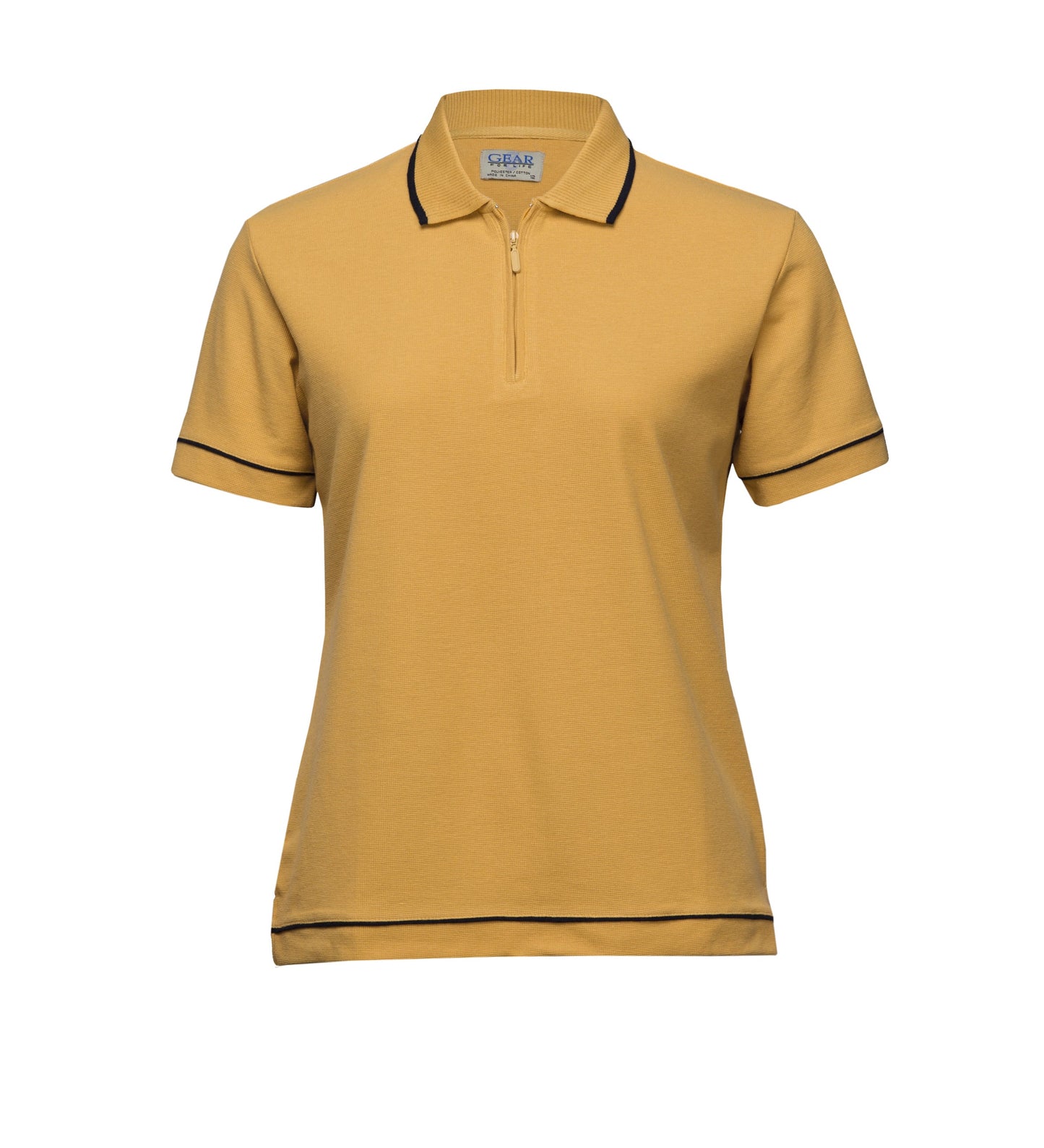 Retro Waffle Polo - Womens