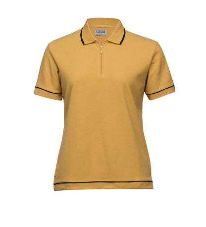 Retro Waffle Polo - Womens