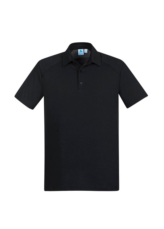 Mens Byron Short Sleeve Polo - Steel Blue 3XL