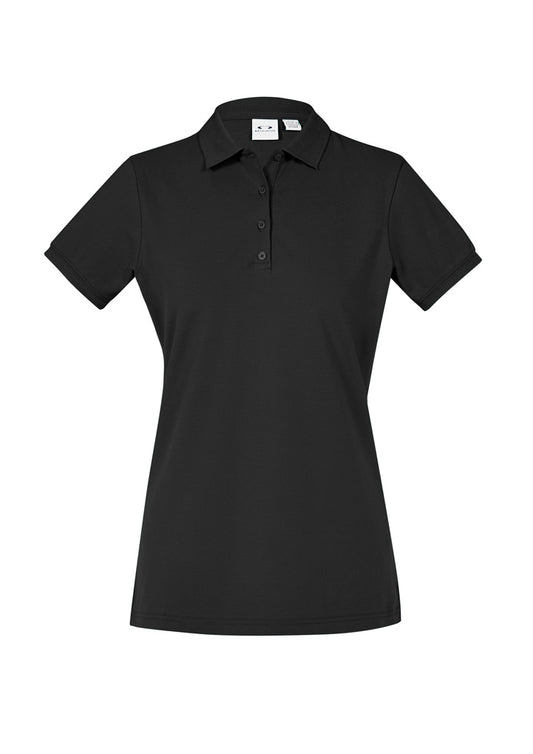 Womens City Short Sleeve Polo - Grey Smoke 24
