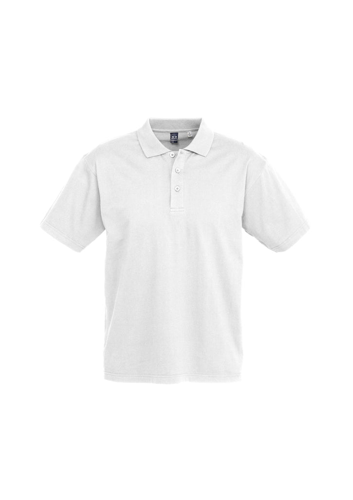 Mens Ice Short Sleeve Polo - White 5XL
