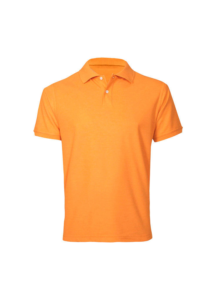 Mens Neon Short Sleeve Polo - Navy 5XL