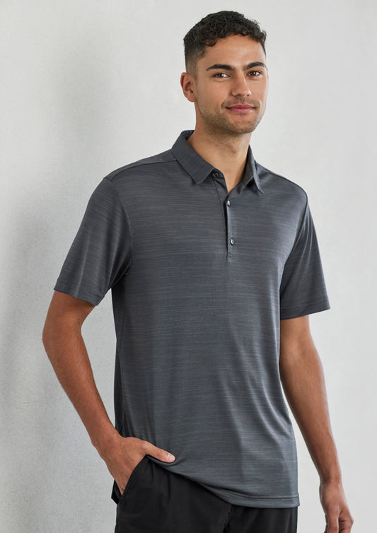 Mens Orbit Short Sleeve Polo - Dark Grey Carbon 5XL