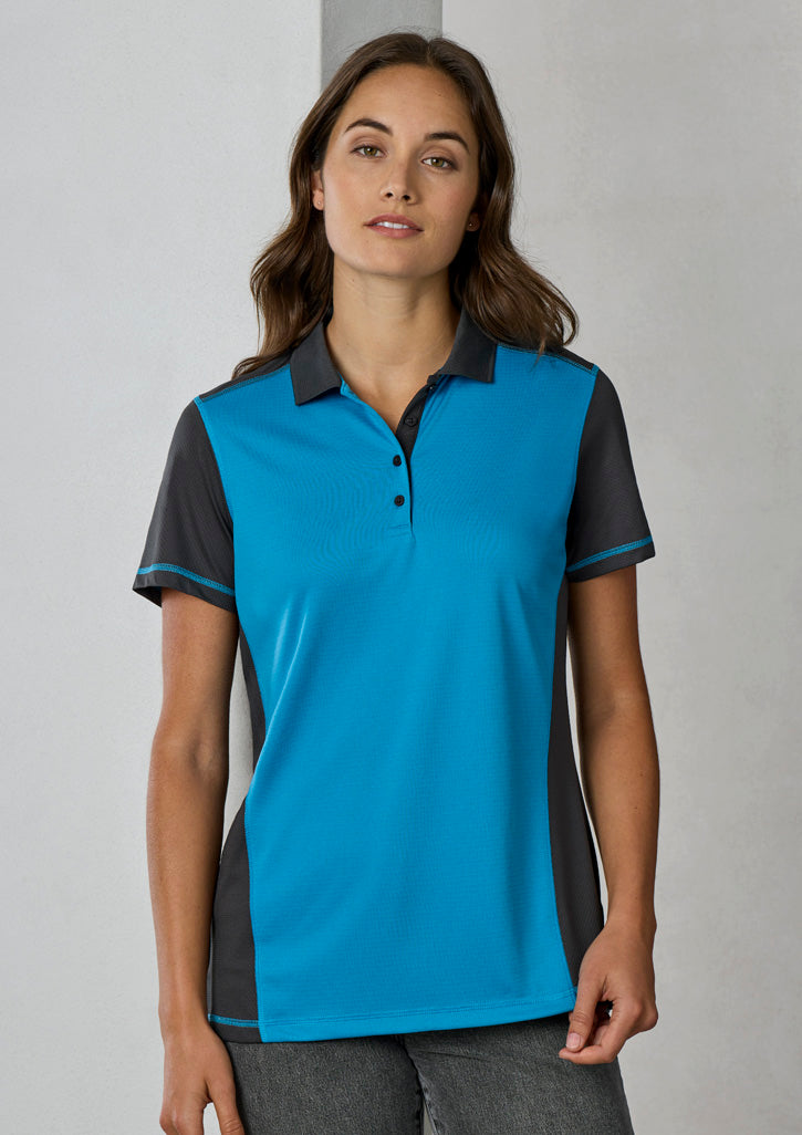 Womens Dart Short Sleeve Polo - Navy/Navy 24