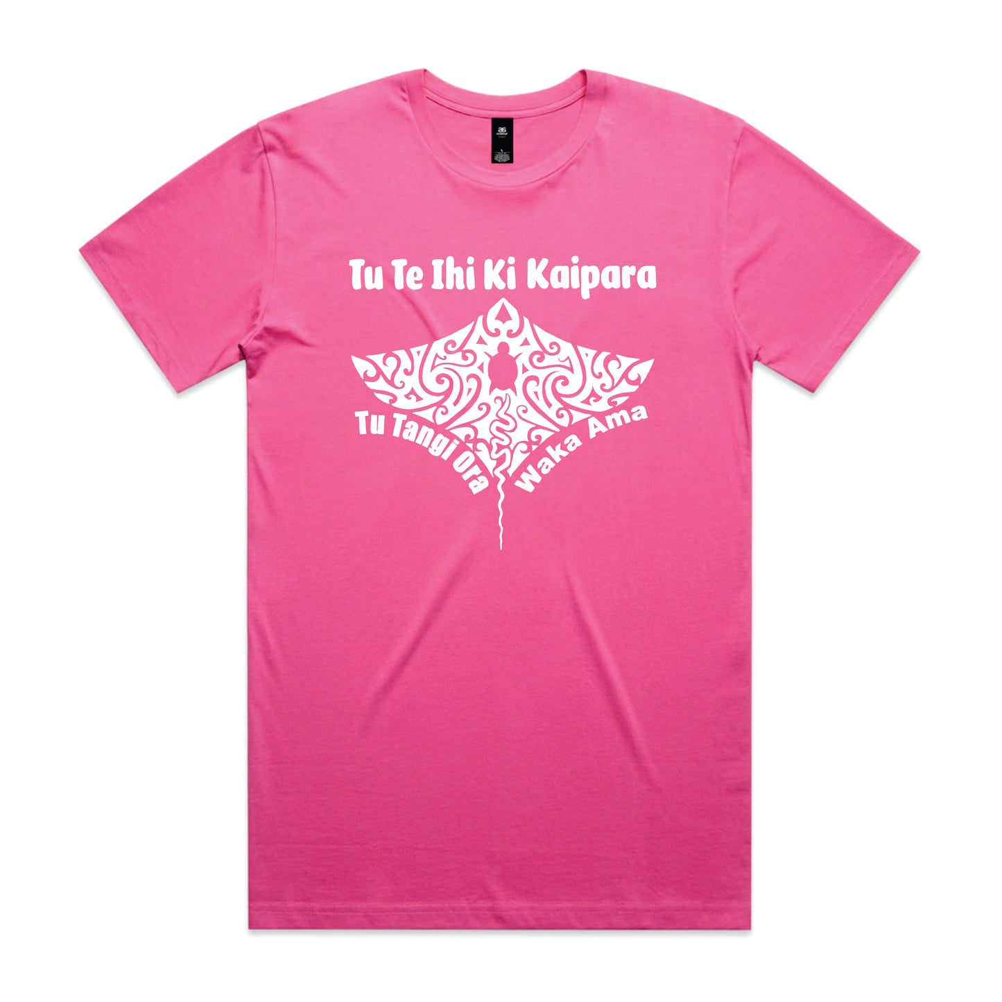 Adults Tees - Tu Tangi Ora Waka Ama - Tu Te Ihi Ki Kaipara - Pink