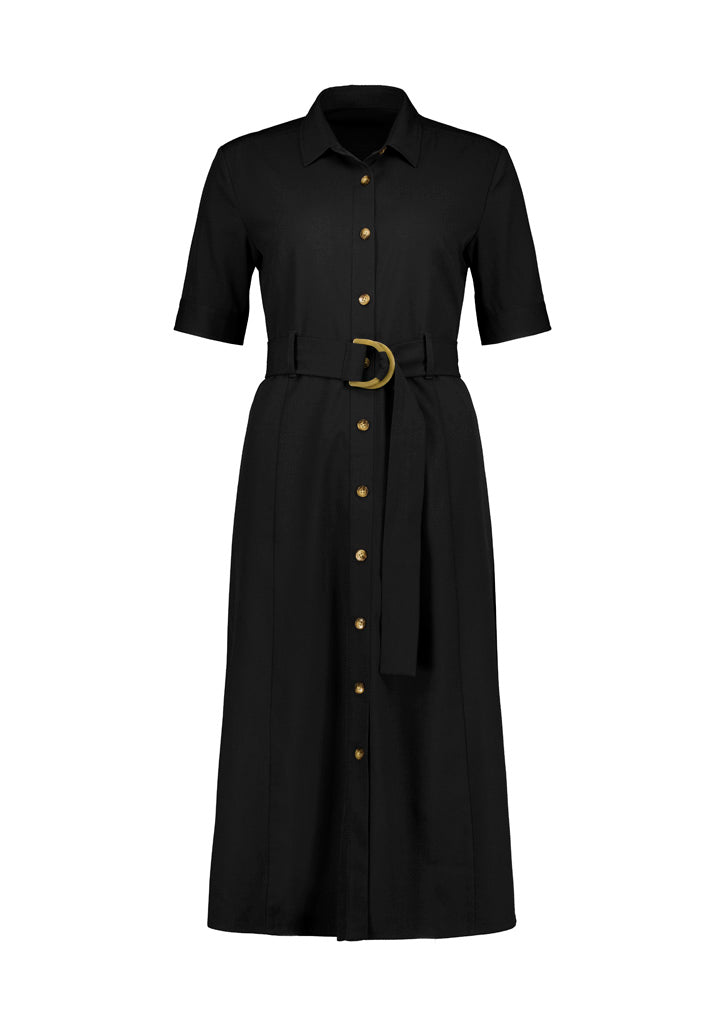 Womens Adele Midi Dress - Black 26