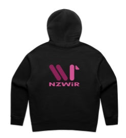 Women's Relax Half Zip Hood – 1 Print