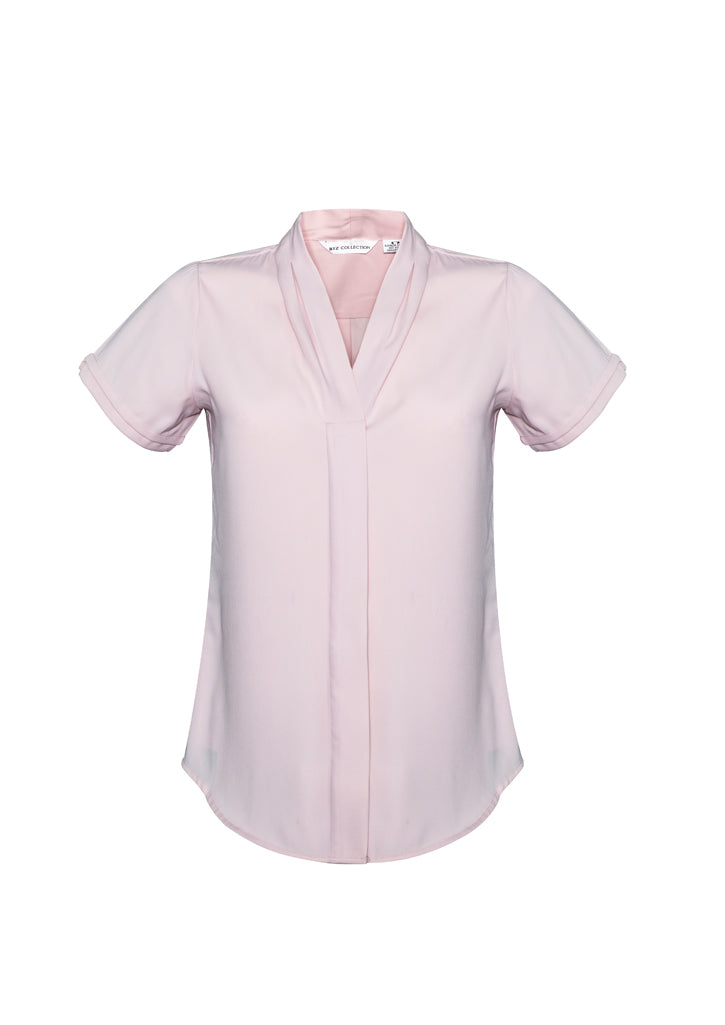 Womens Madison Short Sleeve Shirt - Midnight Blue 26