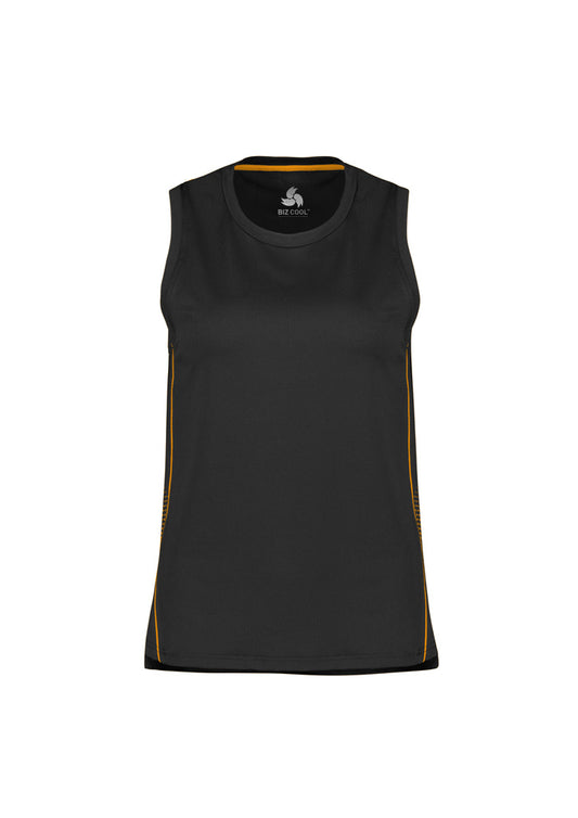 Womens Balance Singlet - Navy/Sky 22