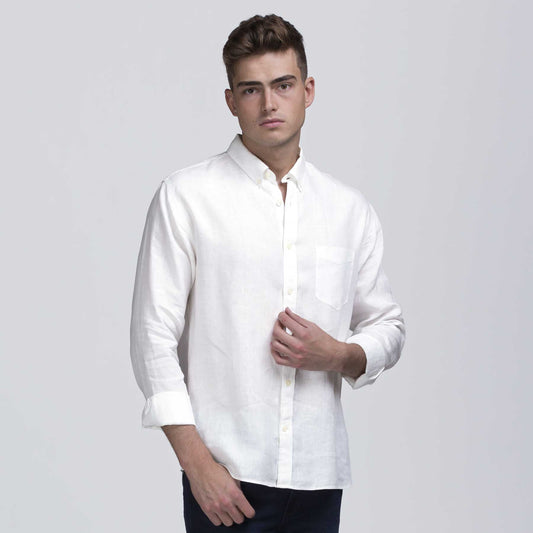 smpli Mens Linen Shirt