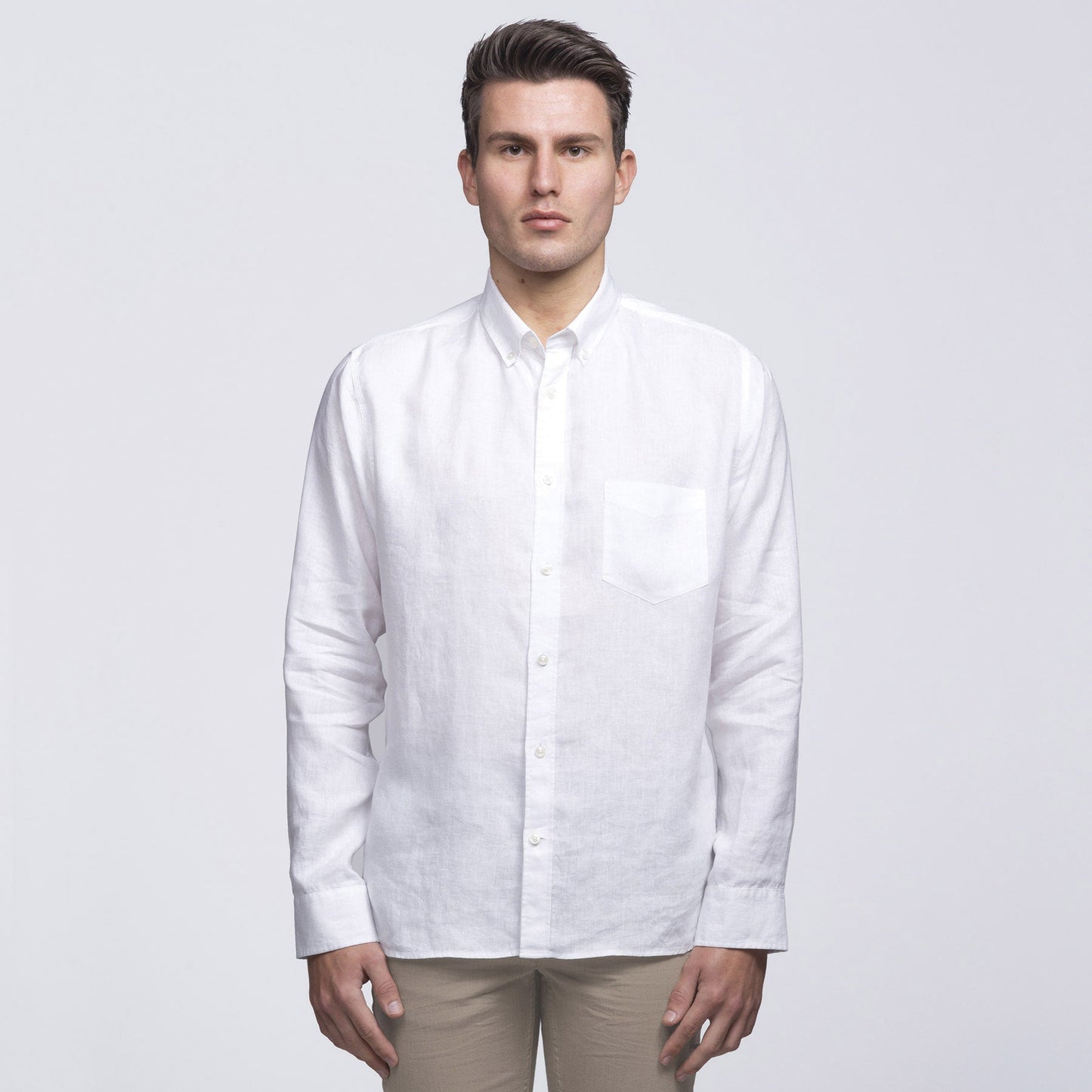 smpli Mens Linen Shirt