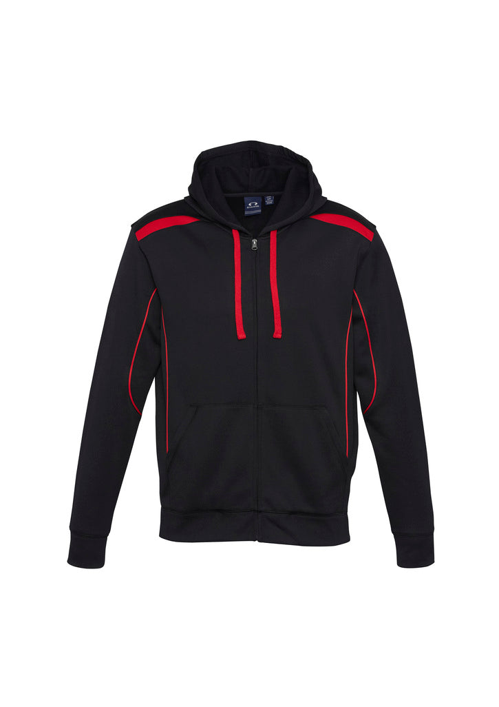 Mens United Hoodie - Black/Red 3XL
