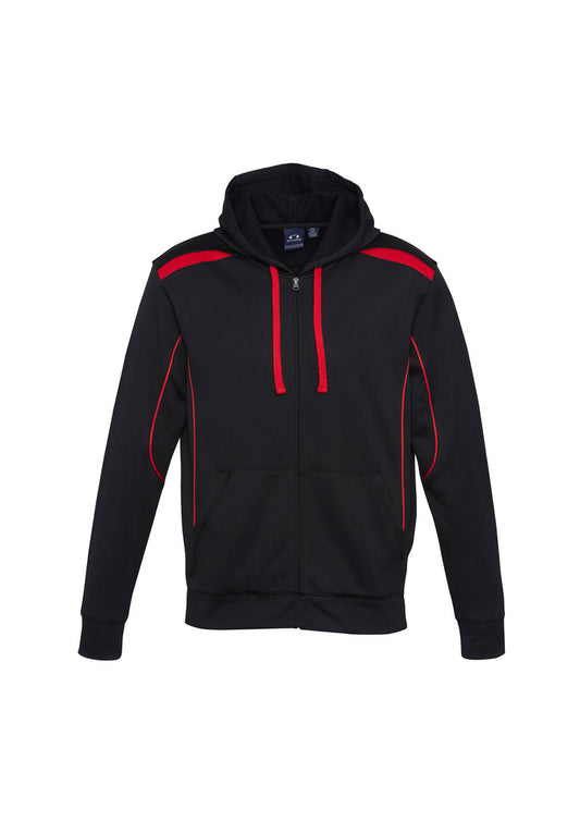 Mens United Hoodie - Black/Red 3XL