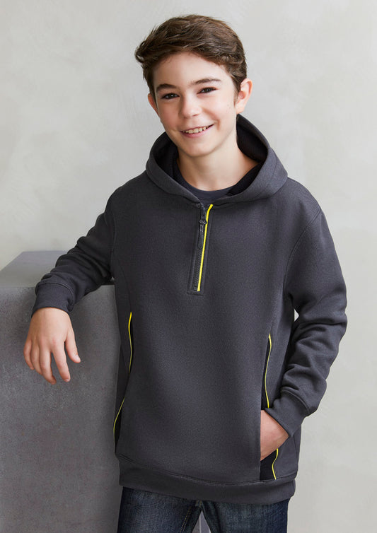 Kids Renegade Hoodie - Red/White/Silver 16