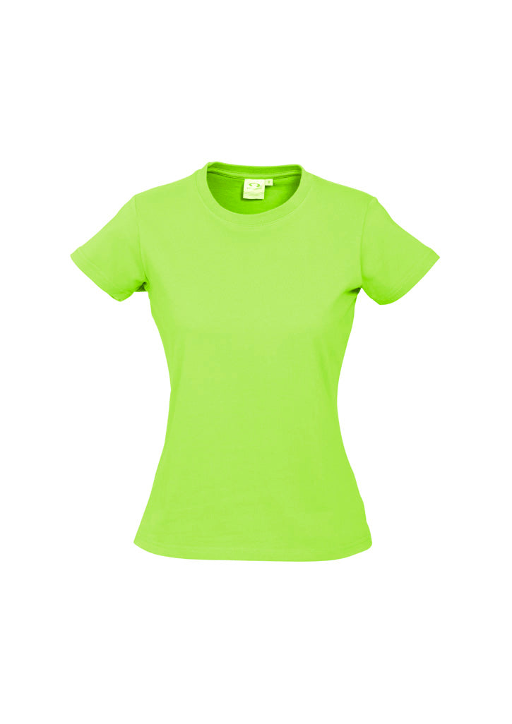 Womens Ice Short Sleeve Tee - Neon Green 24