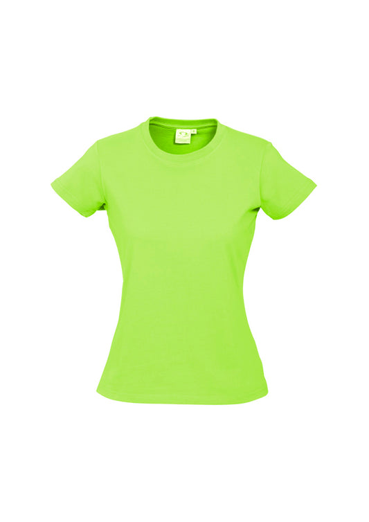 Womens Ice Short Sleeve Tee - Neon Green 24
