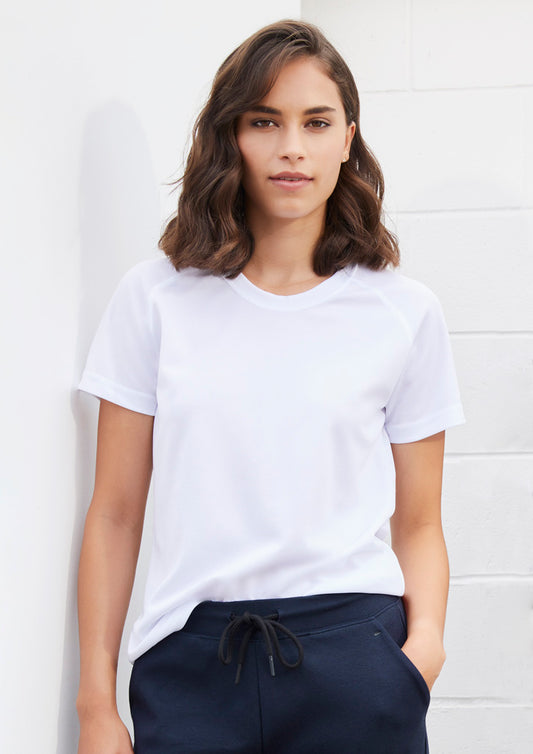 Womens Sprint Short Sleeve Tee - White 22