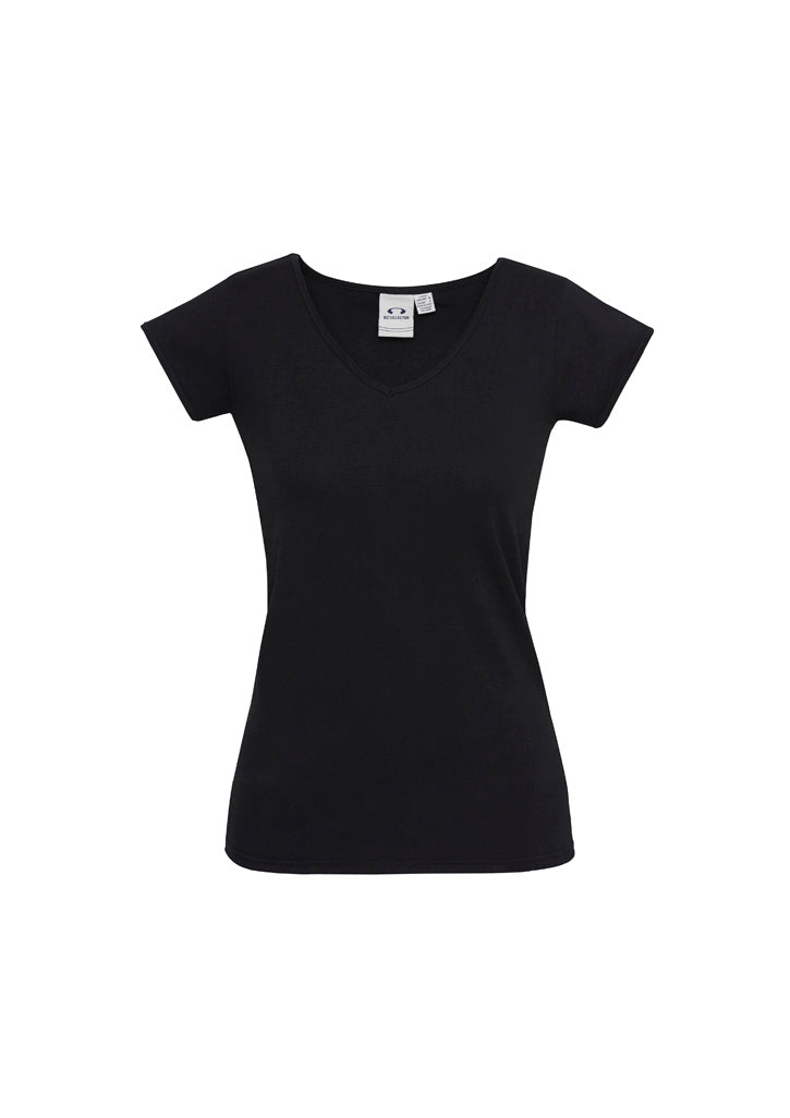 Womens Viva Short Sleeve Tee - Black 20