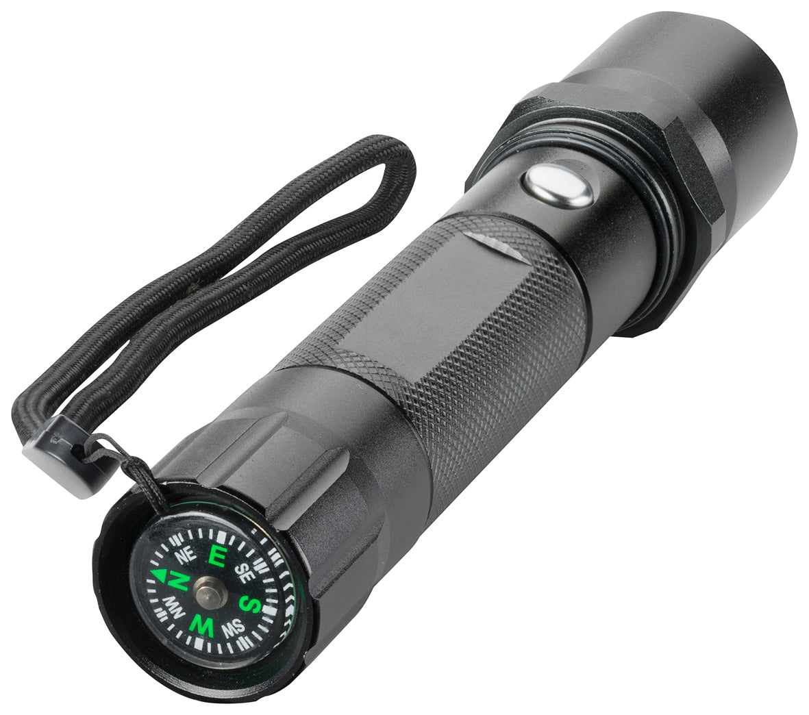 Trekk Torch with Compass - Black