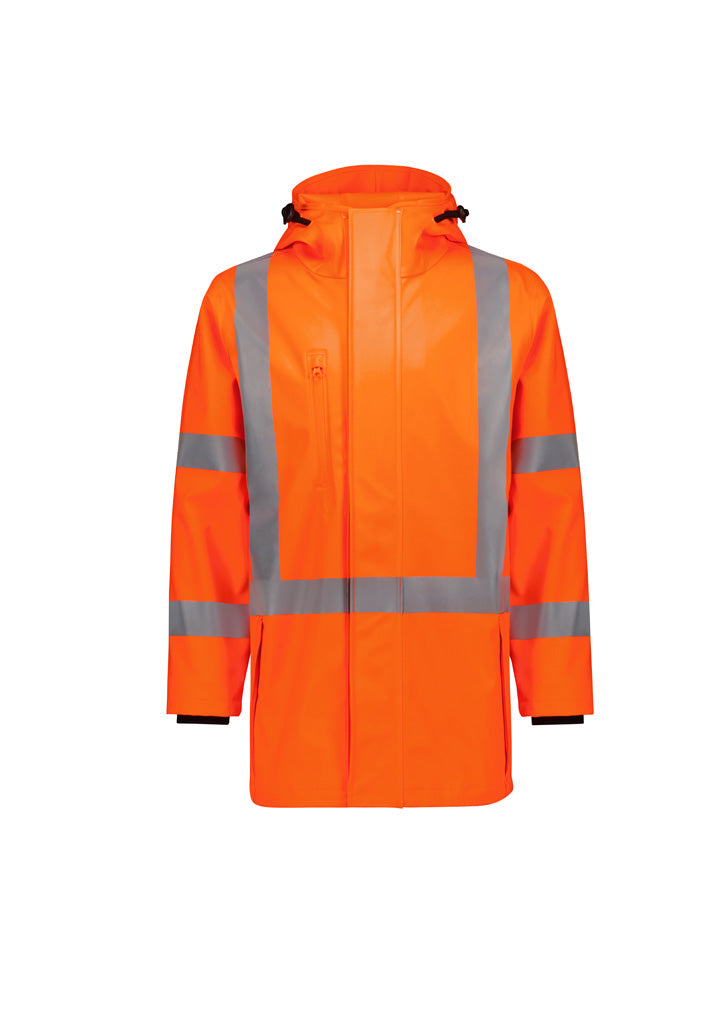 Mens TTMC-W23 Hi Vis X Back Heavy Duty Waterproof Jacket - Orange 7XL