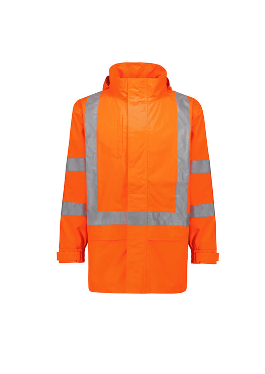 Mens TTMC-W23 Hi Vis X Back Ultralite Waterproof Jacket - Orange 7XL