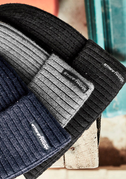 Unisex Streetworx Beanie - Black FRE