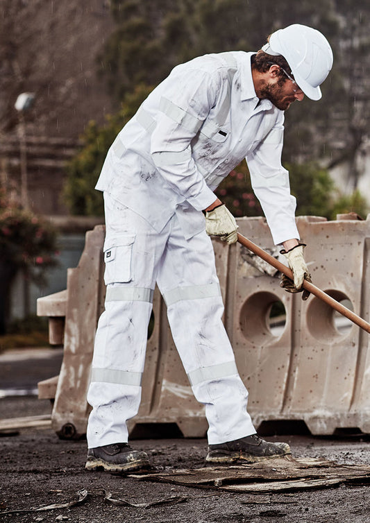 Mens Bio Motion Taped Pant (Regular) - White 132