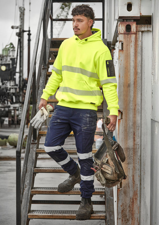 Mens Essential Stretch Taped Cargo Pant - Cuffed - Navy 132